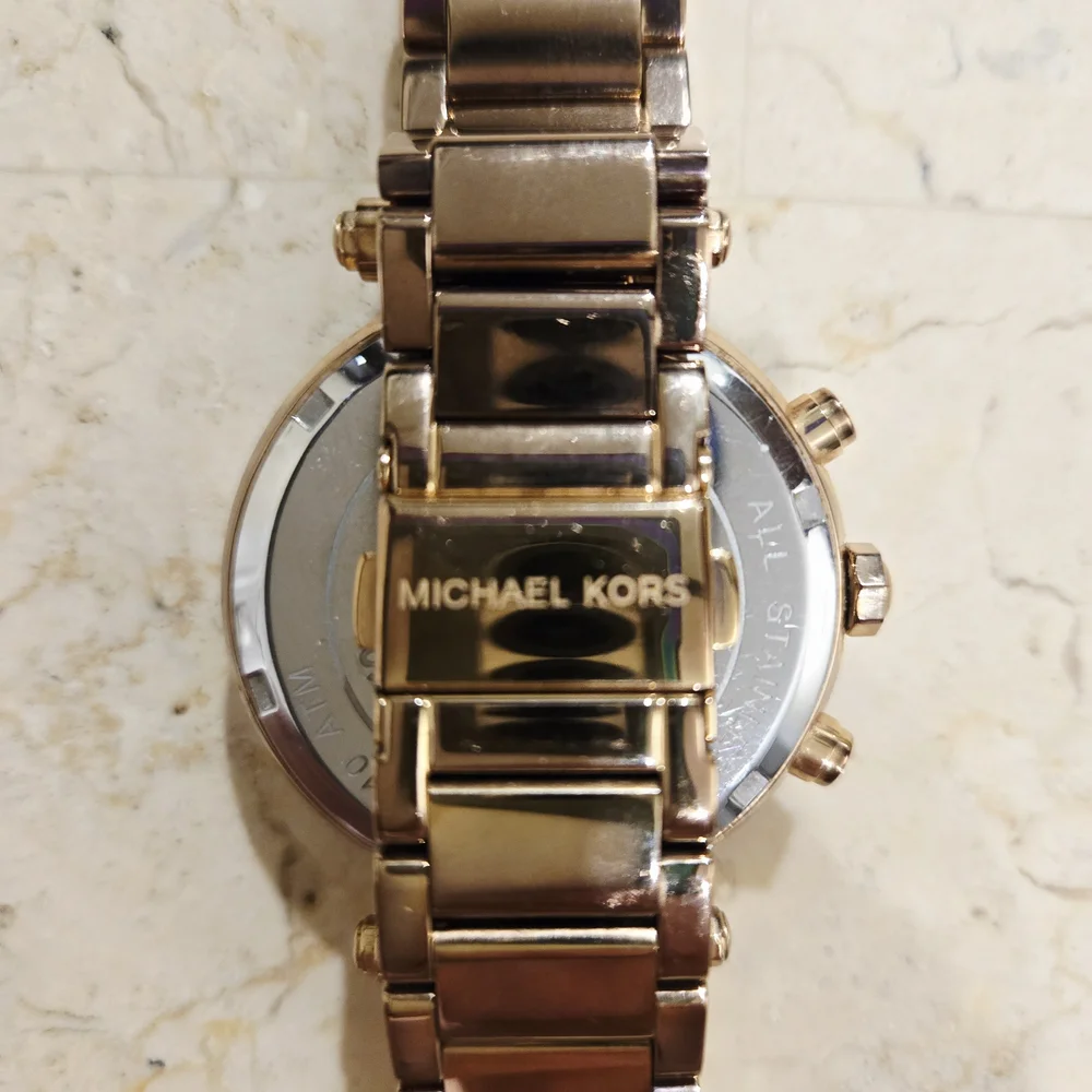 Michael Kors Designer Parker Rose Gold-Tone Watch MK5491 Excellent Condition - Picture 6 of 8